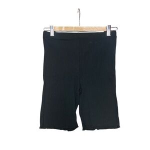 BP black size small ribbed biker shorts